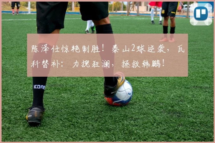 陈泽仕惊艳制胜！泰山2球逆袭，瓦科替补：力挽狂澜，拯救韩鹏！